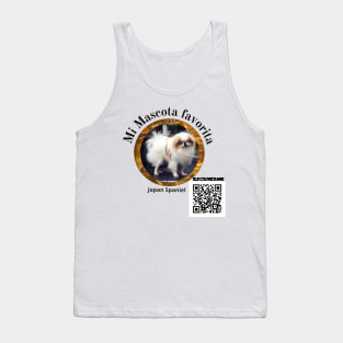 Cute Japan Spaniel mascot Tank Top